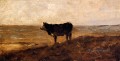 La vaca solitaria Barbizon Charles Francois Daubigny